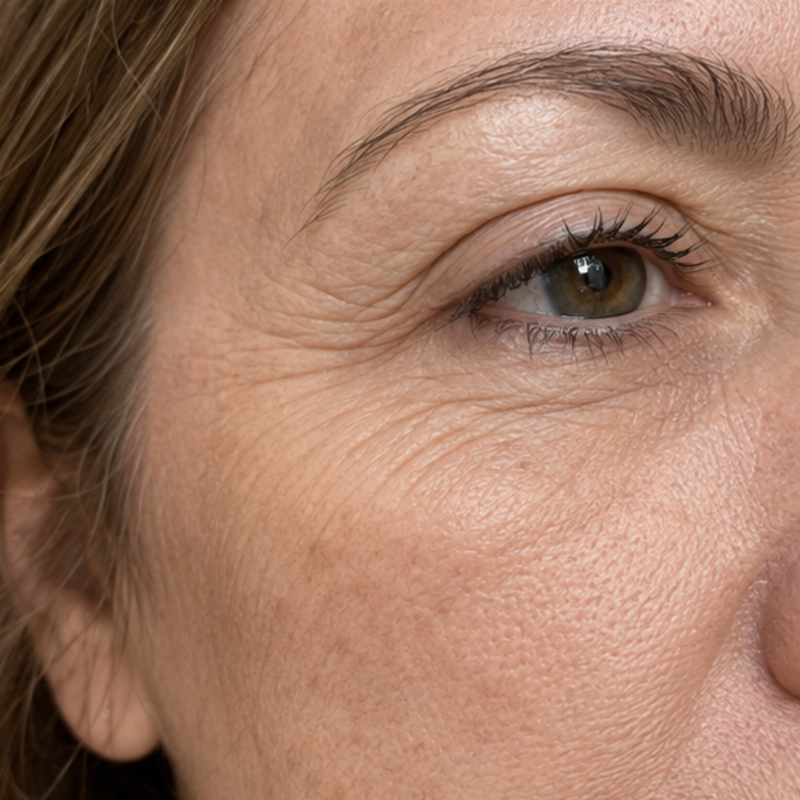 Overall tired and aging-looking skin