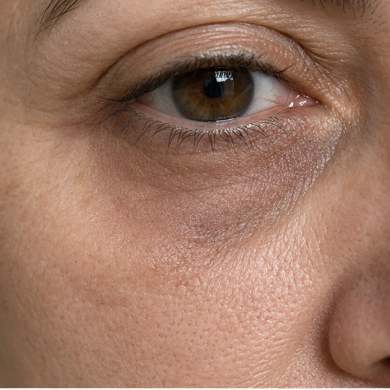 Severe dark circles