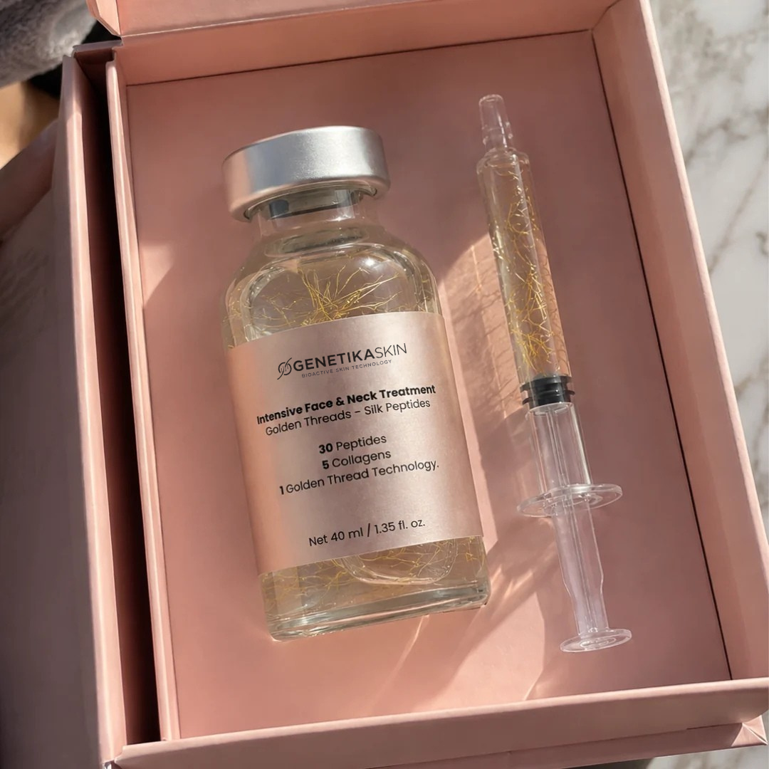 Intensive Peptide Serum with Golden Threads for an Instant Effect